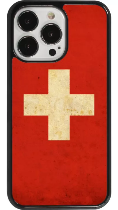 iPhone 13 Pro Case Hülle - Vintage Flag SWISS