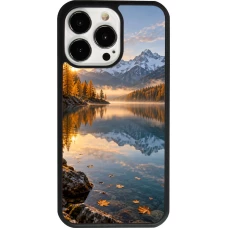 Coque iPhone 13 Pro - Silicone rigide noir Autumn 26 Autumn lake