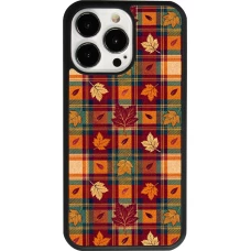 Coque iPhone 13 Pro - Silicone rigide noir Autumn 26 Autumn pattern