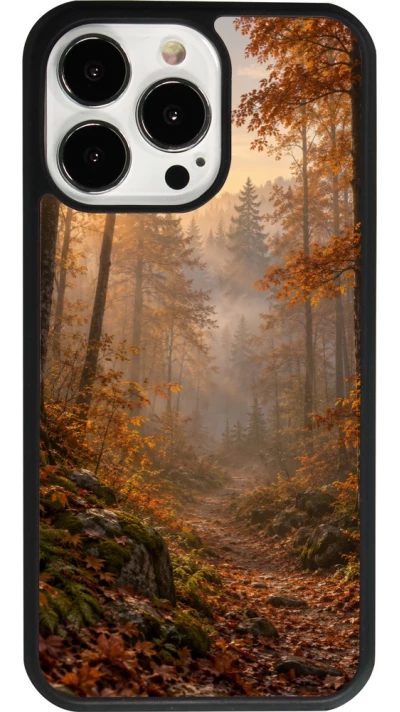 iPhone 13 Pro Case Hülle - Silikon schwarz Autumn 26 Autumn walk