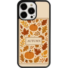 Coque iPhone 13 Pro - Silicone rigide noir Autumn 26 Hello autumn