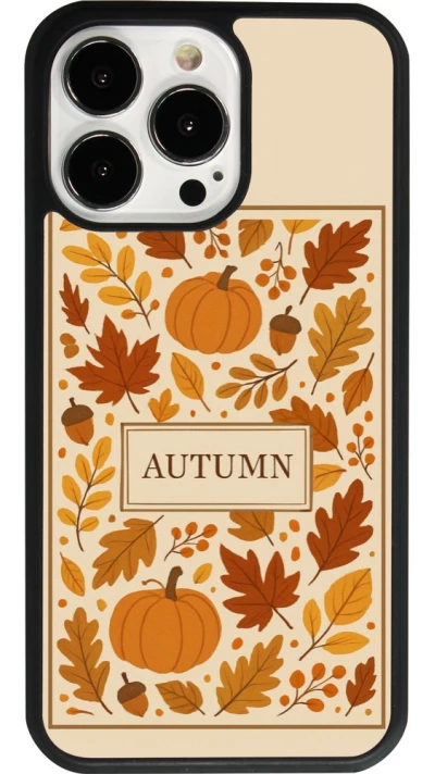 iPhone 13 Pro Case Hülle - Silikon schwarz Autumn 26 Hello autumn
