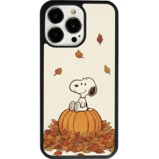 iPhone 13 Pro Case Hülle - Silikon schwarz Autumn 26 Snoopy autumn
