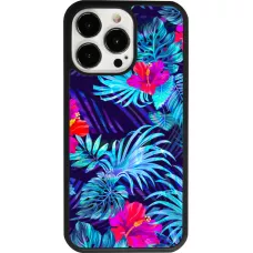 iPhone 13 Pro Case Hülle - Silikon schwarz Blue Forest