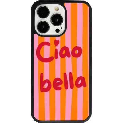 Coque iPhone 13 Pro - Silicone rigide noir Bye Bella 2026