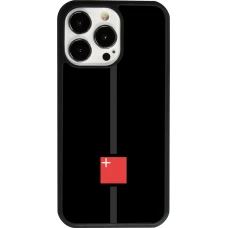 Coque iPhone 13 Pro - Silicone rigide noir Canton SZ noir