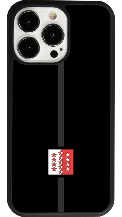 iPhone 13 Pro Case Hülle - Silikon schwarz Kanton VS schwarz