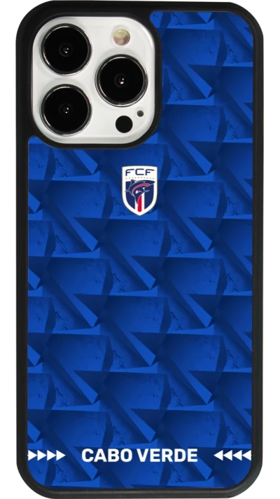 iPhone 13 Pro Case Hülle - Silikon schwarz Kap Verde 2026 personalisierbares Fussballtrikot