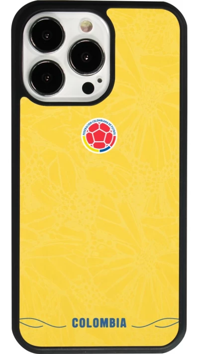 iPhone 13 Pro Case Hülle - Silikon schwarz Kolumbien 2026 personalisierbares Fussballtrikot
