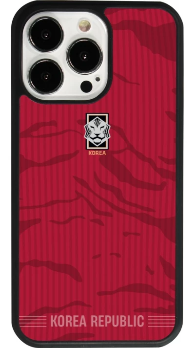 iPhone 13 Pro Case Hülle - Silikon schwarz Südkorea 2026 personalisierbares Fussballtrikot