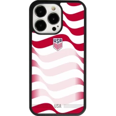 iPhone 13 Pro Case Hülle - Silikon schwarz Vereinigten Staaten 2026 personalisierbares Fussballtrikot