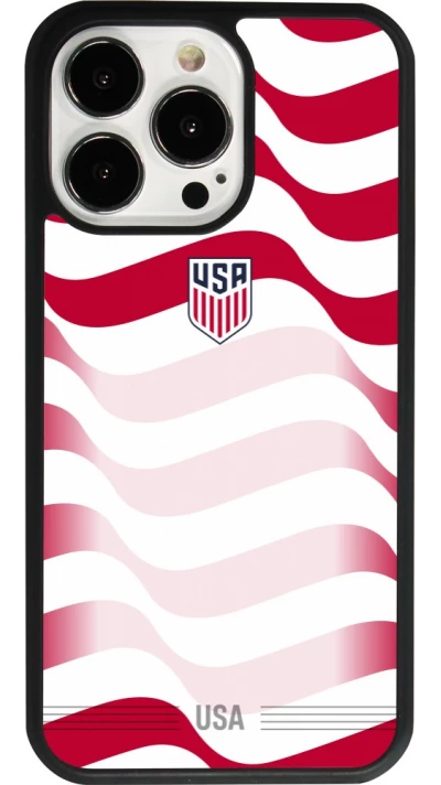 iPhone 13 Pro Case Hülle - Silikon schwarz Vereinigten Staaten 2026 personalisierbares Fussballtrikot