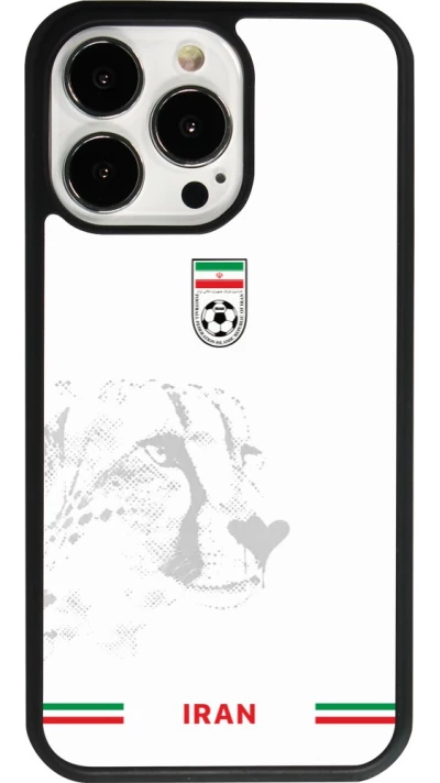 iPhone 13 Pro Case Hülle - Silikon schwarz Iran 2026 personalisierbares Fussballtrikot