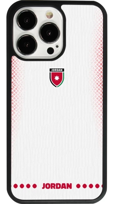 iPhone 13 Pro Case Hülle - Silikon schwarz Jordanien 2026 personalisierbares Fussballtrikot