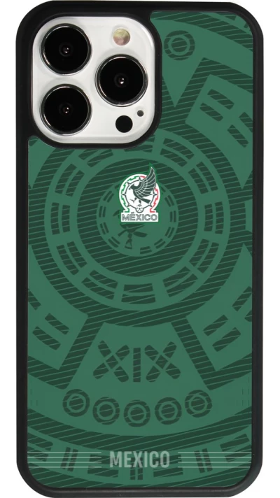 iPhone 13 Pro Case Hülle - Silikon schwarz Mexiko 2026 personalisierbares Fussballtrikot