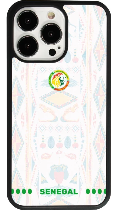 iPhone 13 Pro Case Hülle - Silikon schwarz Senegal 2026 personalisierbares Fussballtrikot