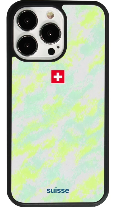 iPhone 13 Pro Case Hülle - Silikon schwarz Schweiz Away 2026 personalisierbares Fussballtrikot