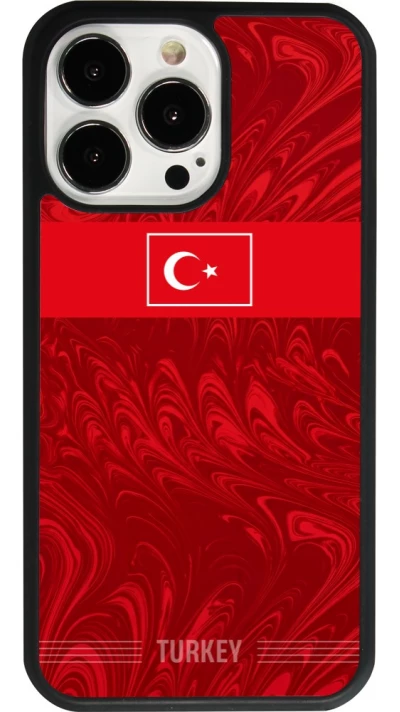 iPhone 13 Pro Case Hülle - Silikon schwarz Türkei 2026 personalisierbares Fussballtrikot