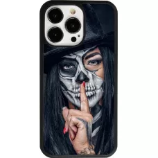 iPhone 13 Pro Case Hülle - Silikon schwarz Halloween 18 19