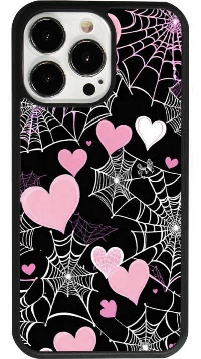 iPhone 13 Pro Case Hülle - Silikon schwarz Halloween 2024 girly