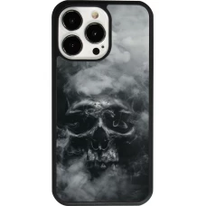iPhone 13 Pro Case Hülle - Silikon schwarz Halloween 2024 smoky skull