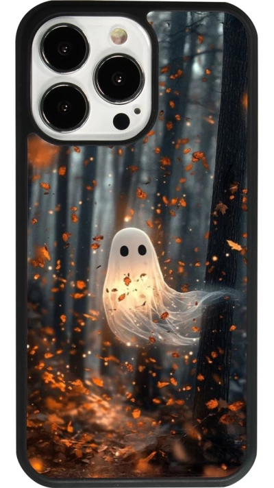 iPhone 13 Pro Case Hülle - Silikon schwarz Halloween 2025 Ghost in the forest