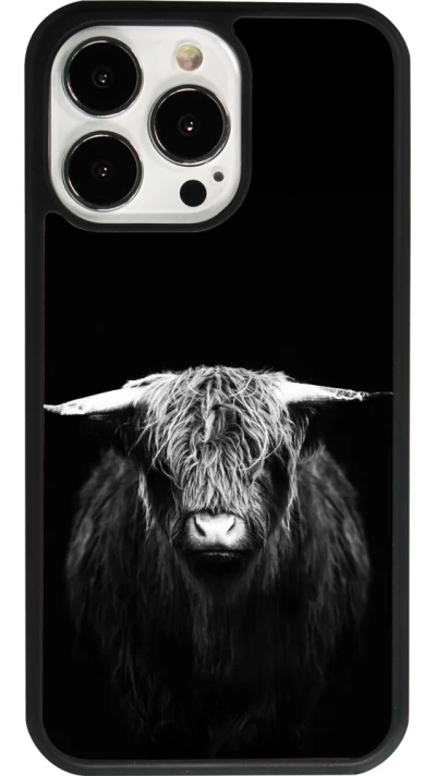 iPhone 13 Pro Case Hülle - Silikon schwarz Highland calf black