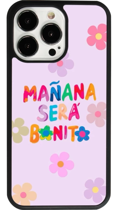 iPhone 13 Pro Case Hülle - Silikon schwarz Karol G Manana sera bonito