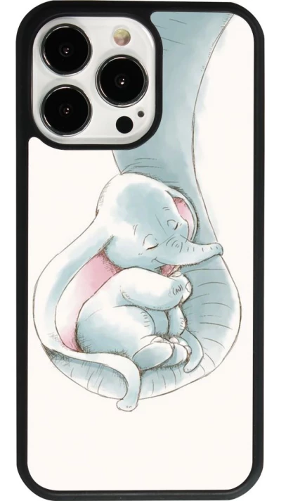 iPhone 13 Pro Case Hülle - Silikon schwarz Mom 1903