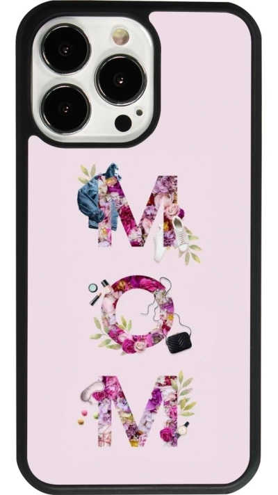 iPhone 13 Pro Case Hülle - Silikon schwarz Mom 2024 girly mom
