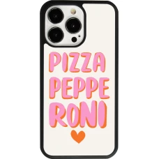 iPhone 13 Pro Case Hülle - Silikon schwarz Pizza pepperoni 2026