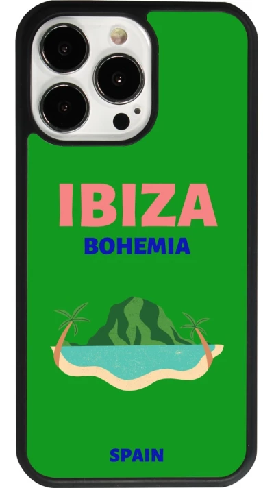 iPhone 13 Pro Case Hülle - Silikon schwarz Pop Summer Destination Ibiza
