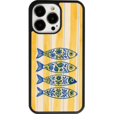 iPhone 13 Pro Case Hülle - Silikon schwarz Portuguese fish 2026