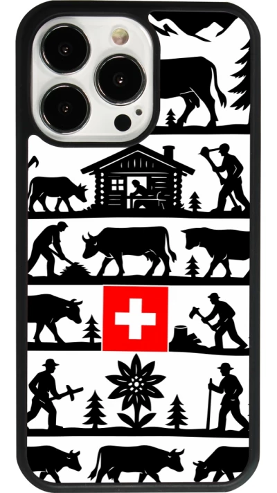 iPhone 13 Pro Case Hülle - Silikon schwarz Poya Schweiz 1