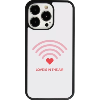 Coque iPhone 13 Pro - Silicone rigide noir Saint Valentines Day 26 Love is in the air