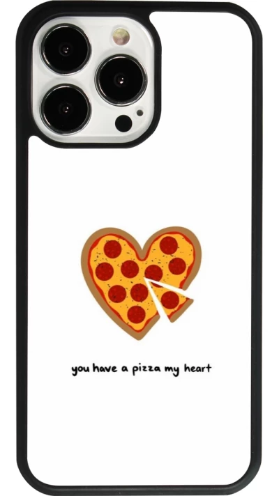 iPhone 13 Pro Case Hülle - Silikon schwarz Saint Valentines Day 26 You have my pizza heart