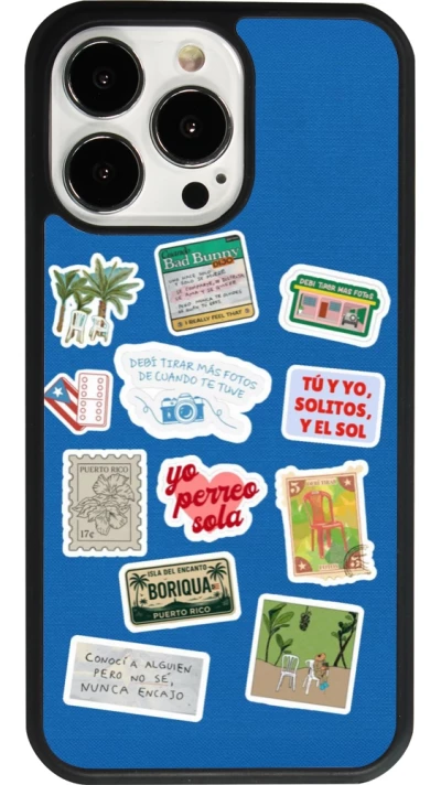 iPhone 13 Pro Case Hülle - Silikon schwarz Seals of the Dominican Republic DTMF