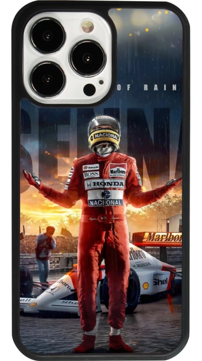 iPhone 13 Pro Case Hülle - Silikon schwarz Senna The King of Rain