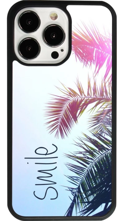 iPhone 13 Pro Case Hülle - Silikon schwarz Smile 05