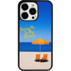 iPhone 13 Pro Case Hülle - Silikon schwarz Summer 2025 Bring me to the beach