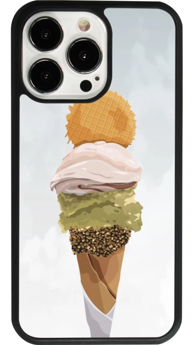 iPhone 13 Pro Case Hülle - Silikon schwarz Summer 2025 Cornet