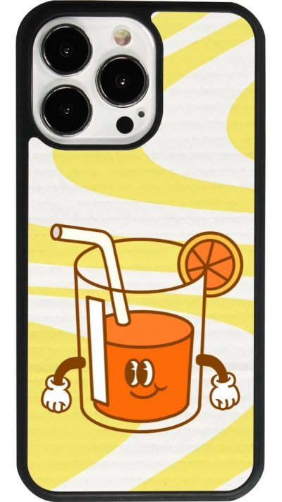 iPhone 13 Pro Case Hülle - Silikon schwarz Summer drink 2026