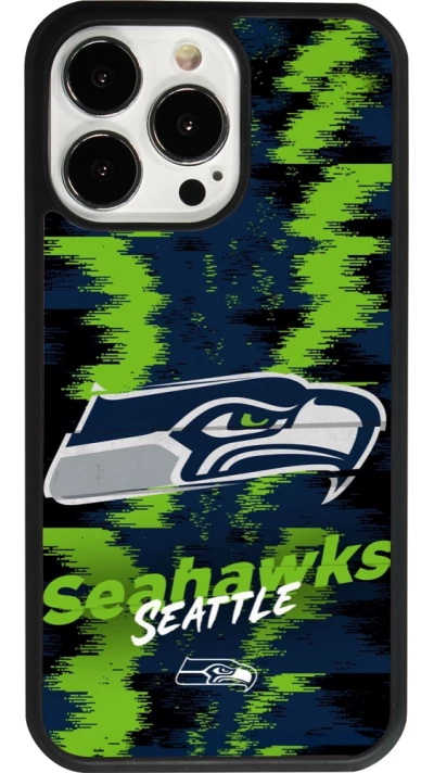 iPhone 13 Pro Case Hülle - Silikon schwarz Super Bowl 26 Seattle 2