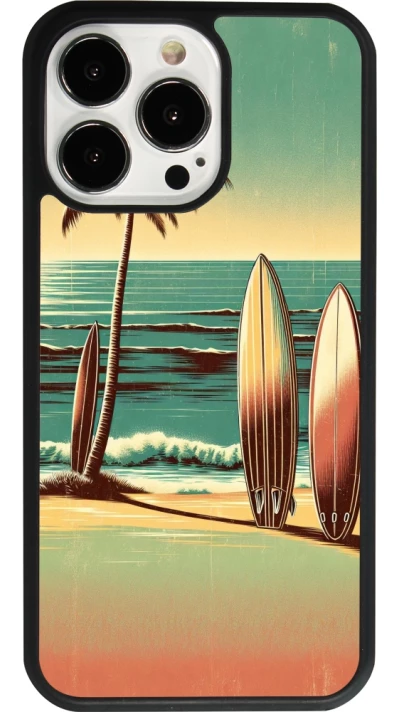 iPhone 13 Pro Case Hülle - Silikon schwarz Surf Paradise