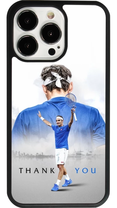 iPhone 13 Pro Case Hülle - Silikon schwarz Thank you Roger