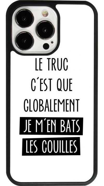 iPhone 13 Pro Case Hülle - Silikon schwarz Le truc globalement bats les couilles