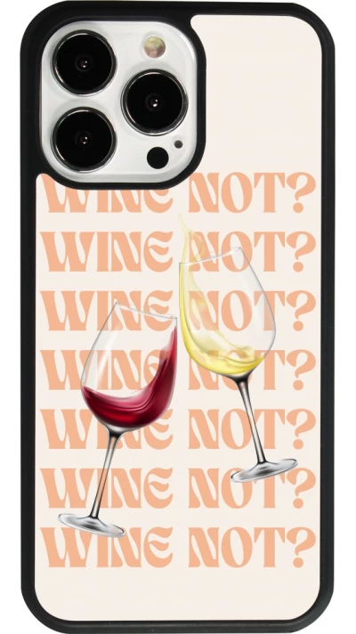 iPhone 13 Pro Case Hülle - Silikon schwarz Wine not