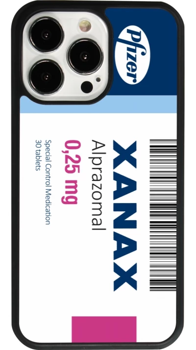 iPhone 13 Pro Case Hülle - Silikon schwarz Xanax Alprazolam 2025