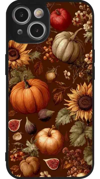 Coque iPhone 14 - Silicone rigide noir Autumn 26 Autumn still life