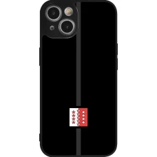 iPhone 14 Case Hülle - Silikon schwarz Kanton VS schwarz